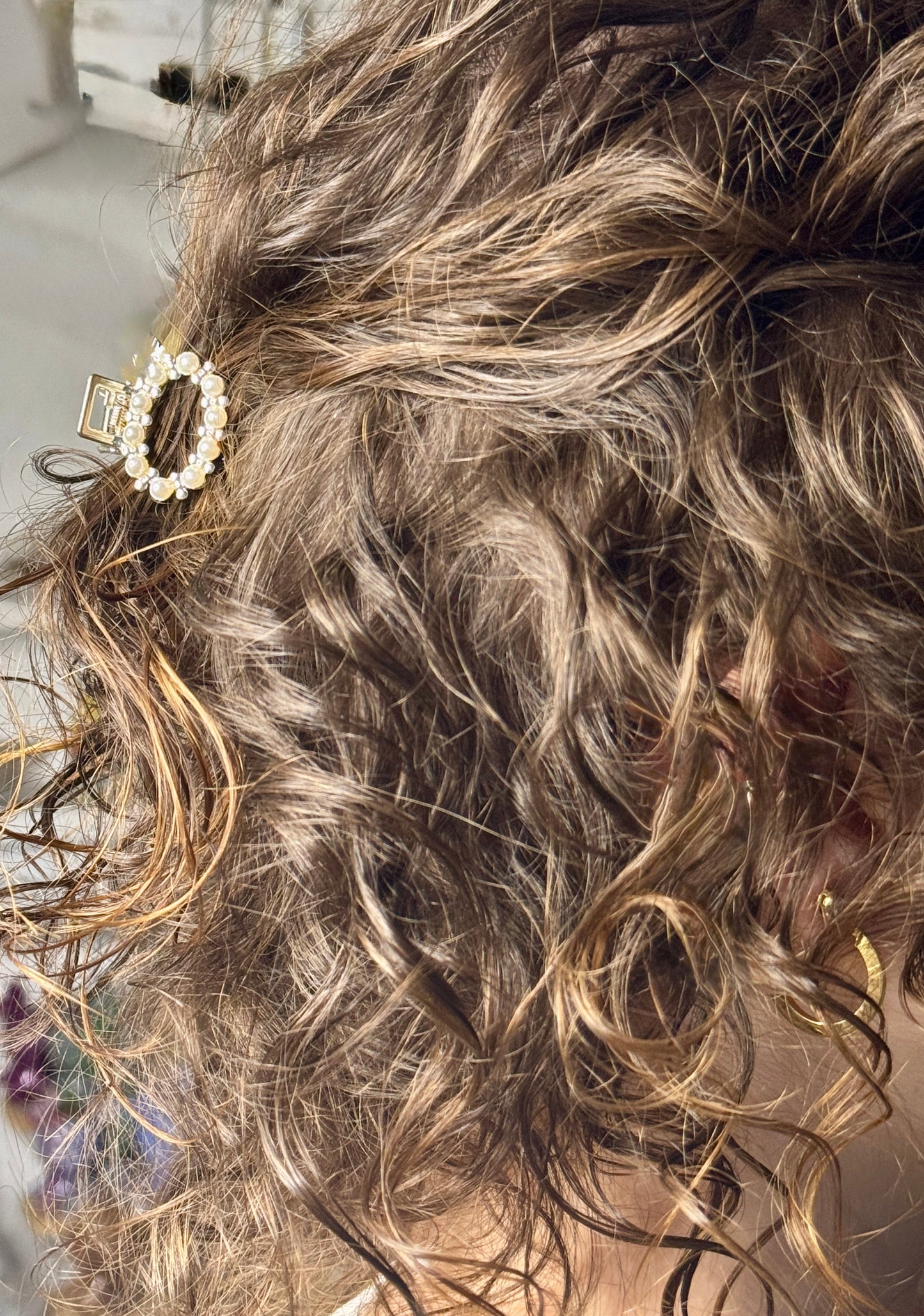 Elegante Glitzerhaarspangen klein