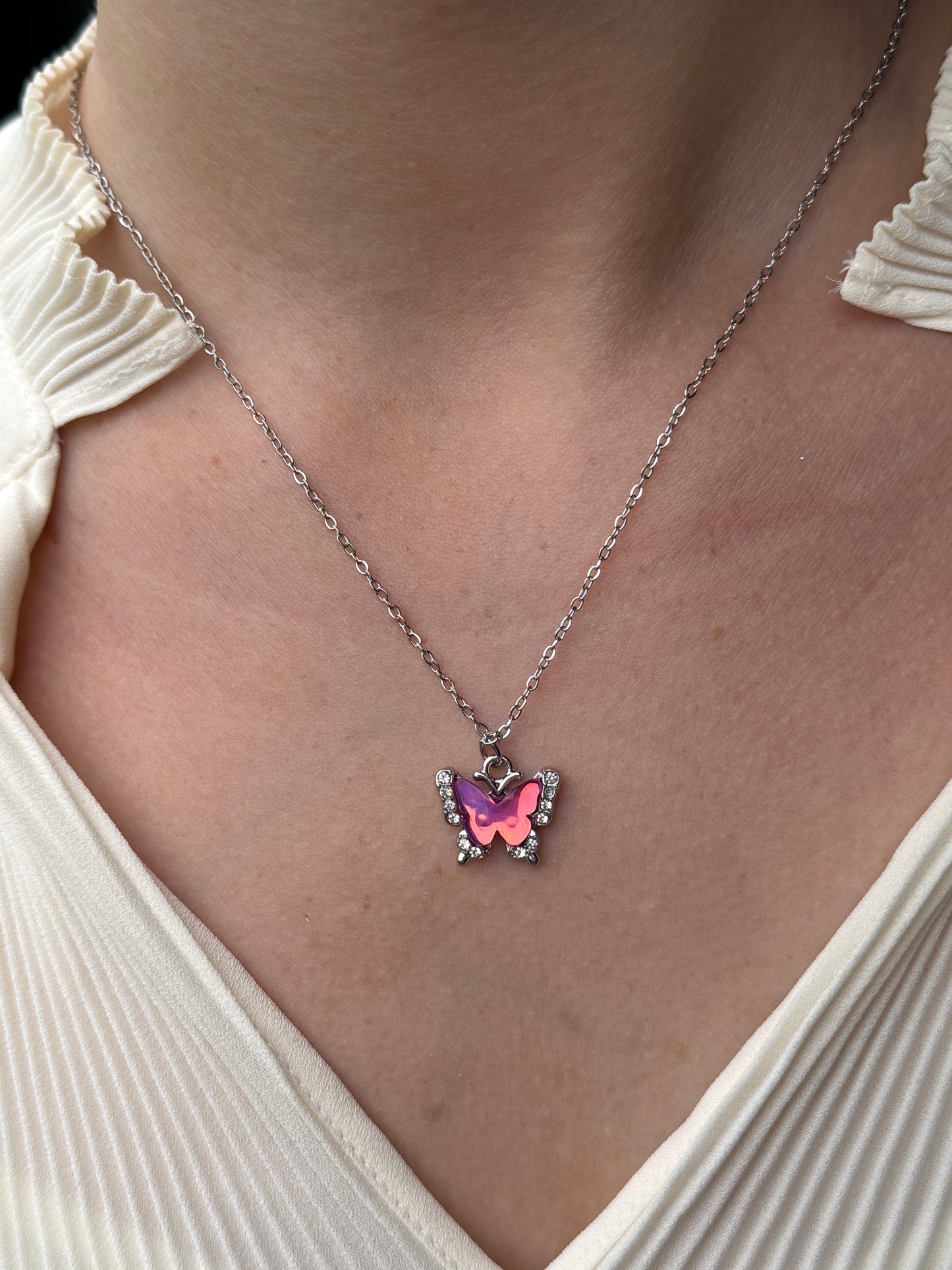 Kette Edelstahl versilbert