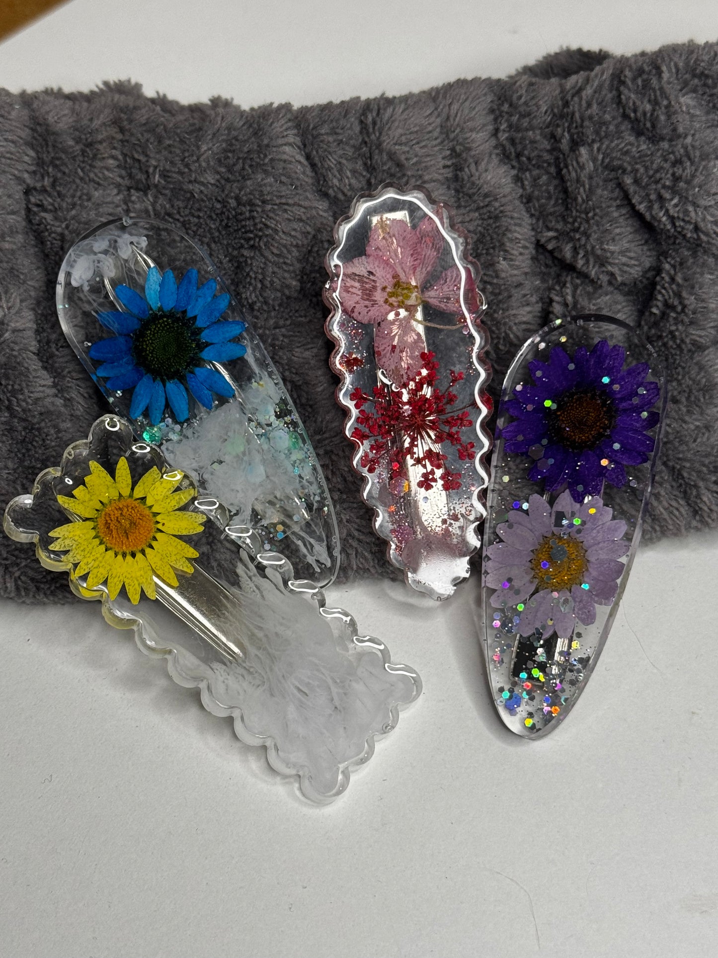 Haarspangen Blumen