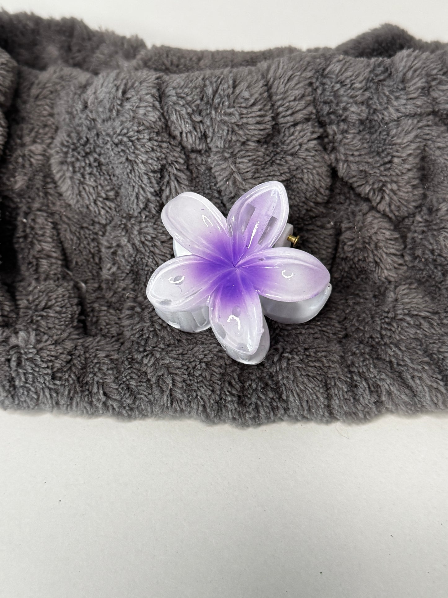 Mini Blumenhaarklammern glänzend
