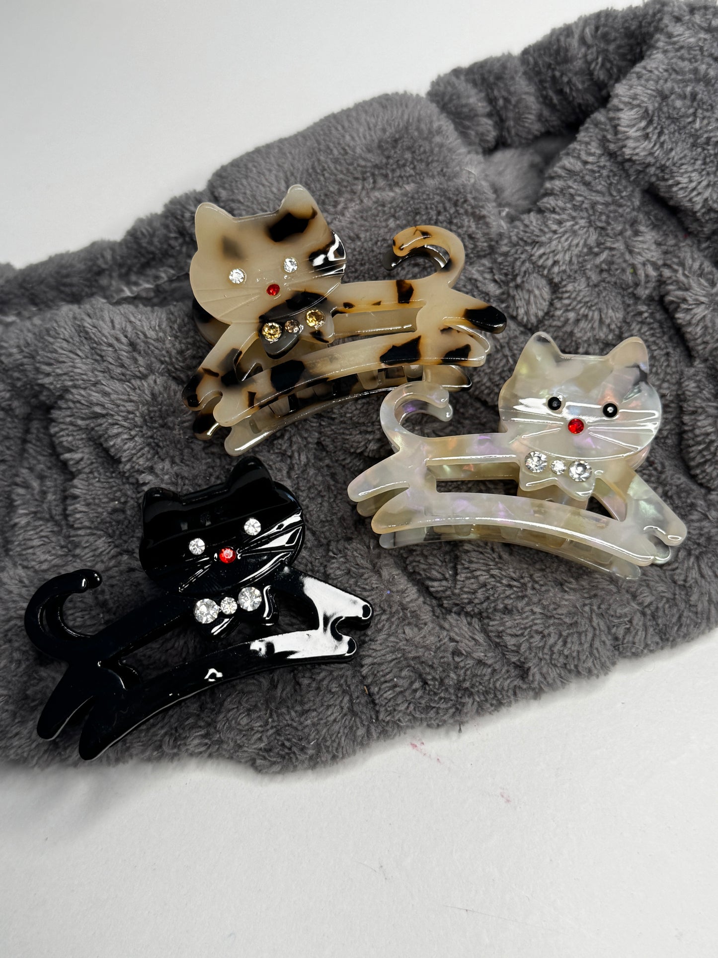 Katzen Haarklammern