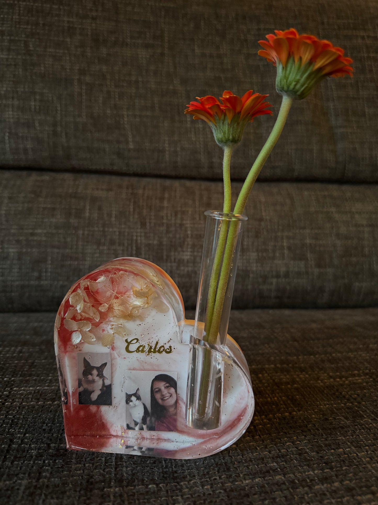 Erinnerungsstück mit Vase