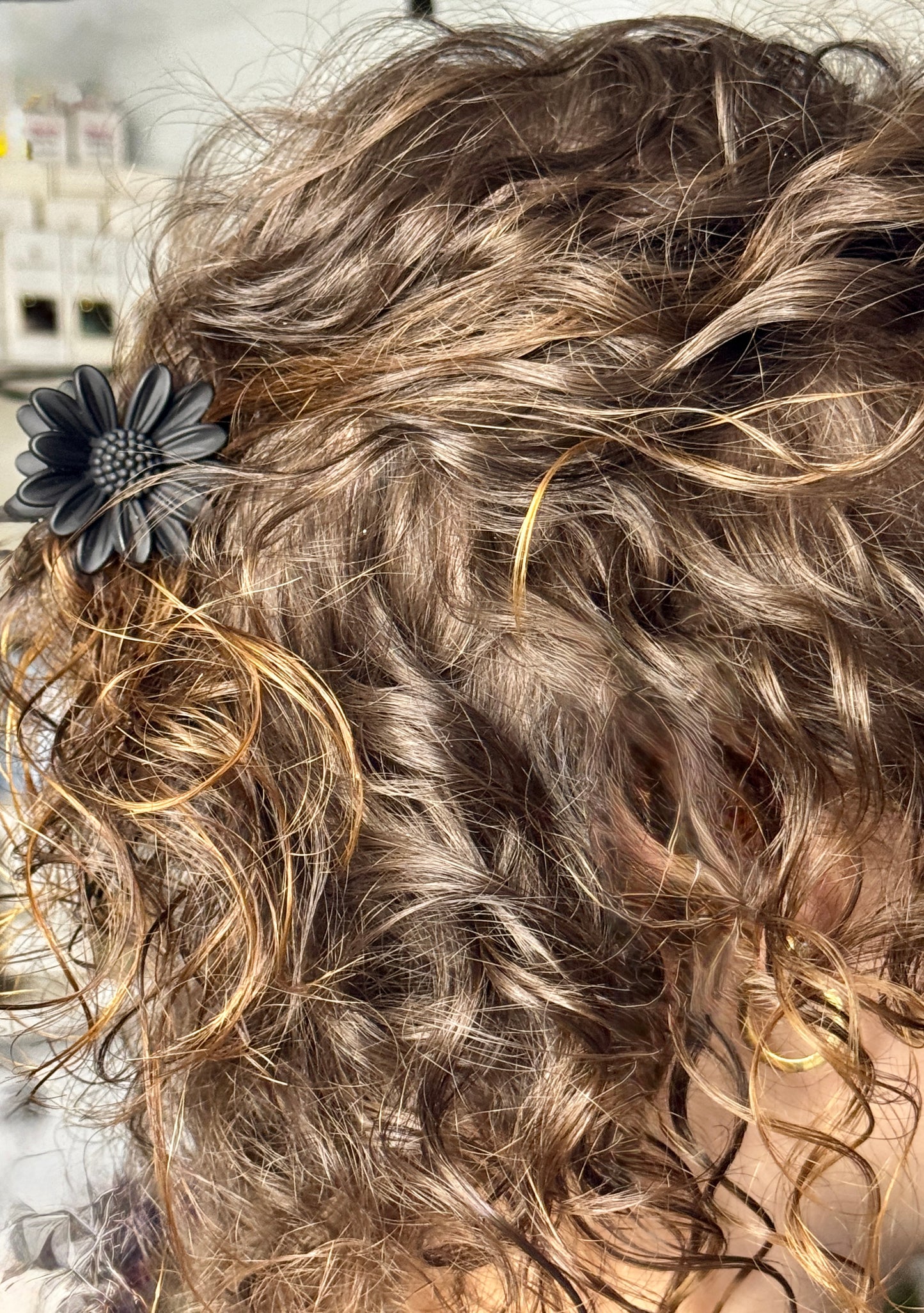 Matte Gänseblümchen Haarspange