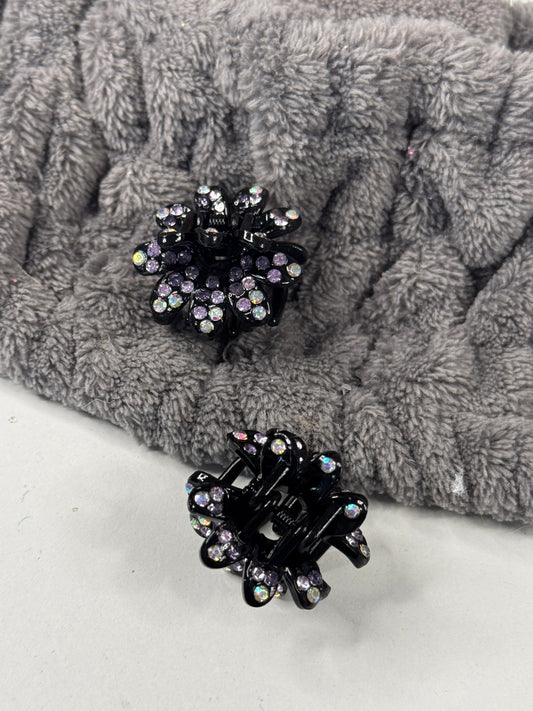 Glitzer Haarspangen klein