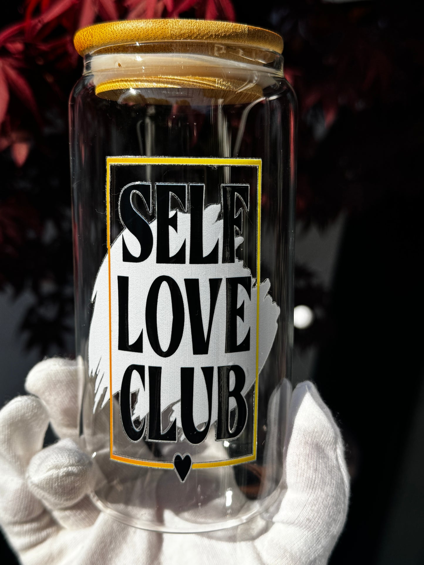 Schlichte Selflove Gläser
