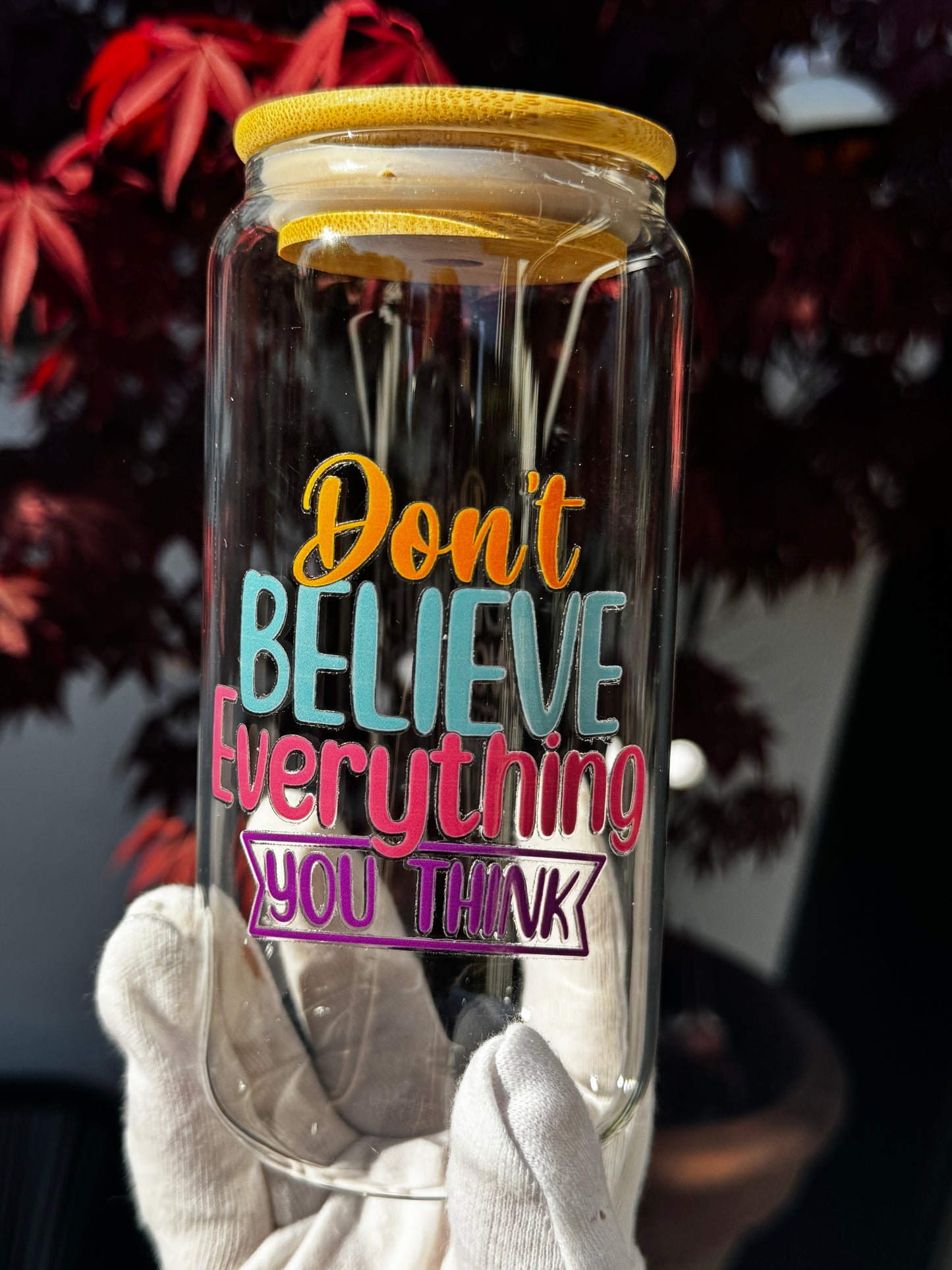 Bunte Selflove Gläser