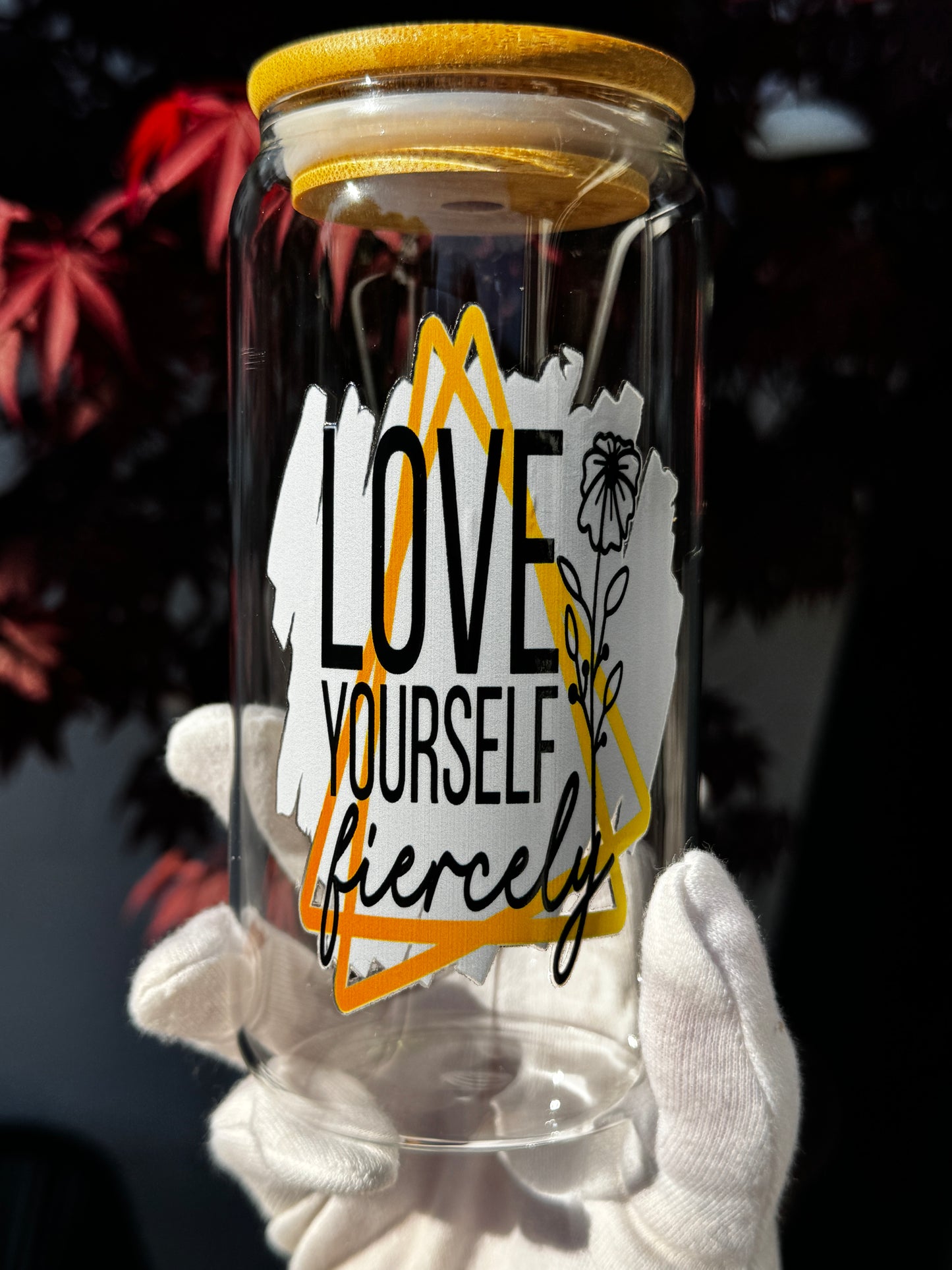 Schlichte Selflove Gläser
